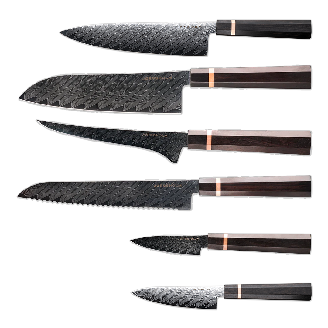 Fuldt knivsæt (6 knive) - pakketilbud